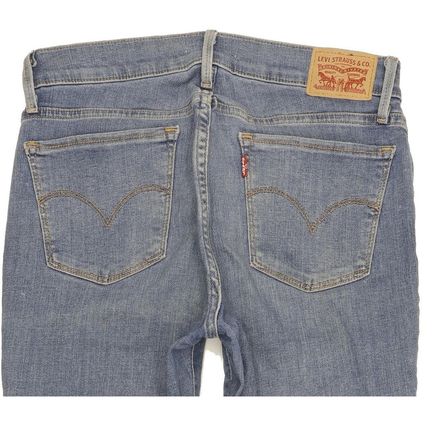 Levi's 710 Super Women Blue Skinny Slim Stretch Jeans W29 L27