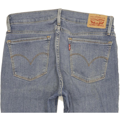 Levi's 710 Super Women Blue Skinny Slim Stretch Jeans W29 L27