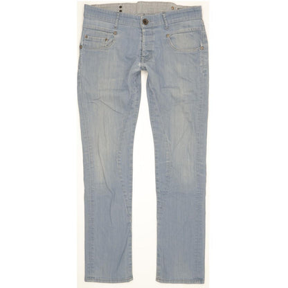 G-Star Women Blue Straight Slim Stretch Jeans W30 L31