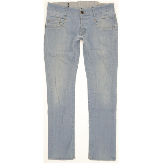 G-Star Women Blue Straight Slim Stretch Jeans W30 L31
