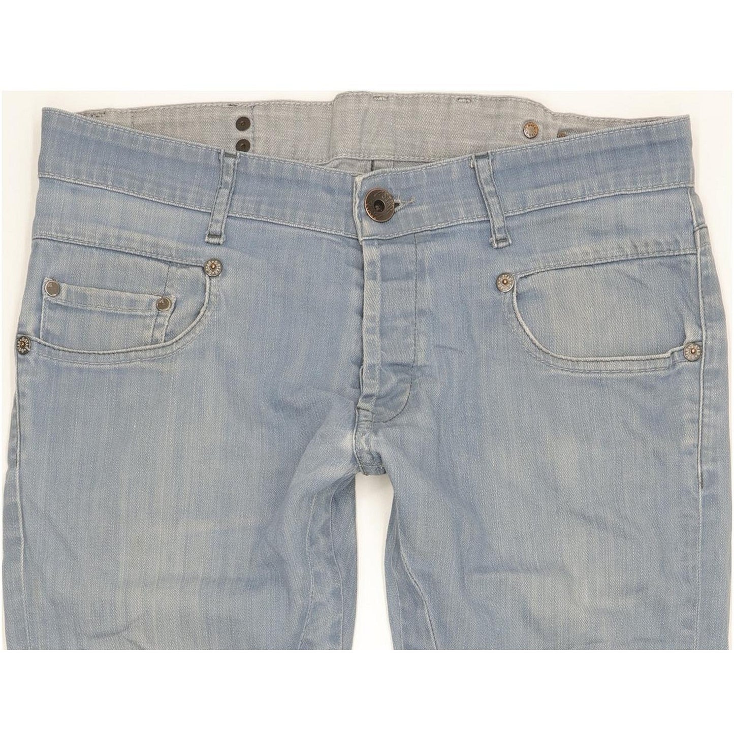 G-Star Women Blue Straight Slim Stretch Jeans W30 L31