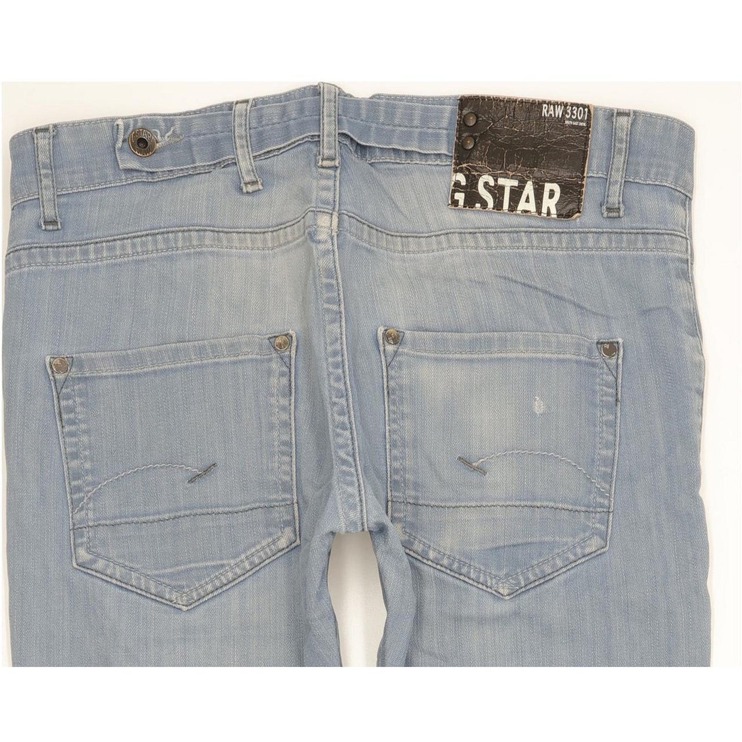G-Star Women Blue Straight Slim Stretch Jeans W30 L31
