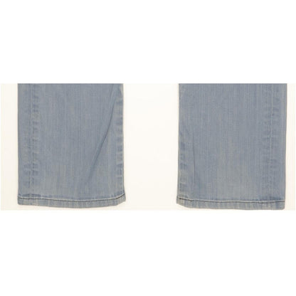 G-Star Women Blue Straight Slim Stretch Jeans W30 L31