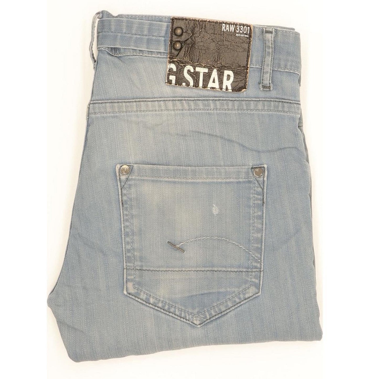 G-Star Women Blue Straight Slim Stretch Jeans W30 L31
