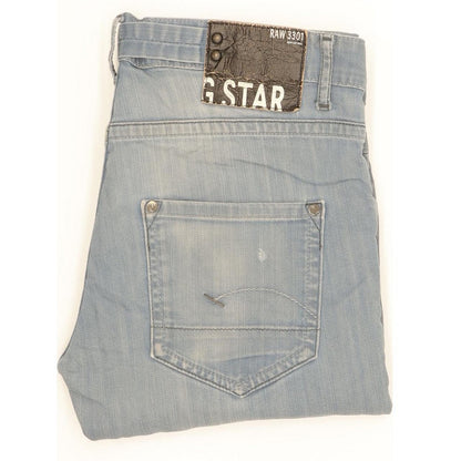 G-Star Women Blue Straight Slim Stretch Jeans W30 L31