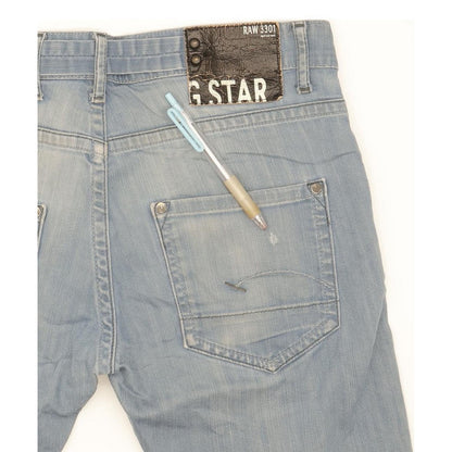 G-Star Women Blue Straight Slim Stretch Jeans W30 L31