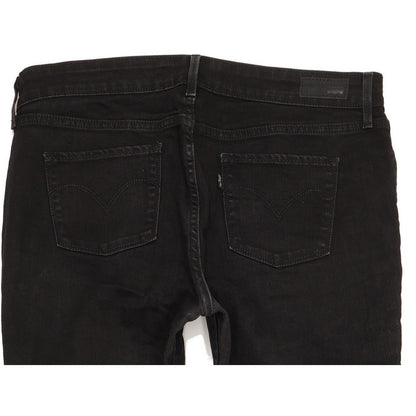 Levi's Slight Curve Women Black Skinny Classic Stretch Jeans W31 L29