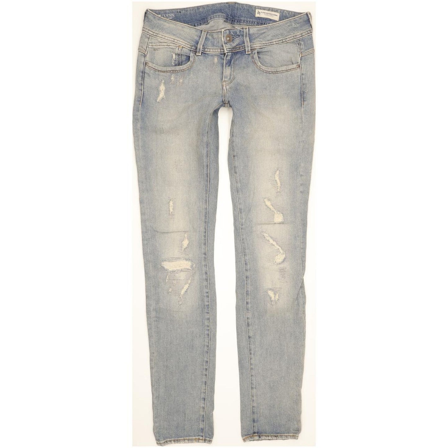 G-Star Lynn Women Blue Skinny Slim Stretch Jeans W32 L34