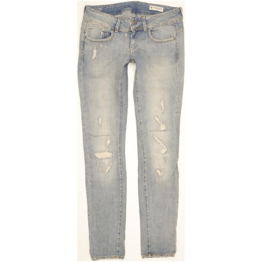 G-Star Lynn Women Blue Skinny Slim Stretch Jeans W32 L34