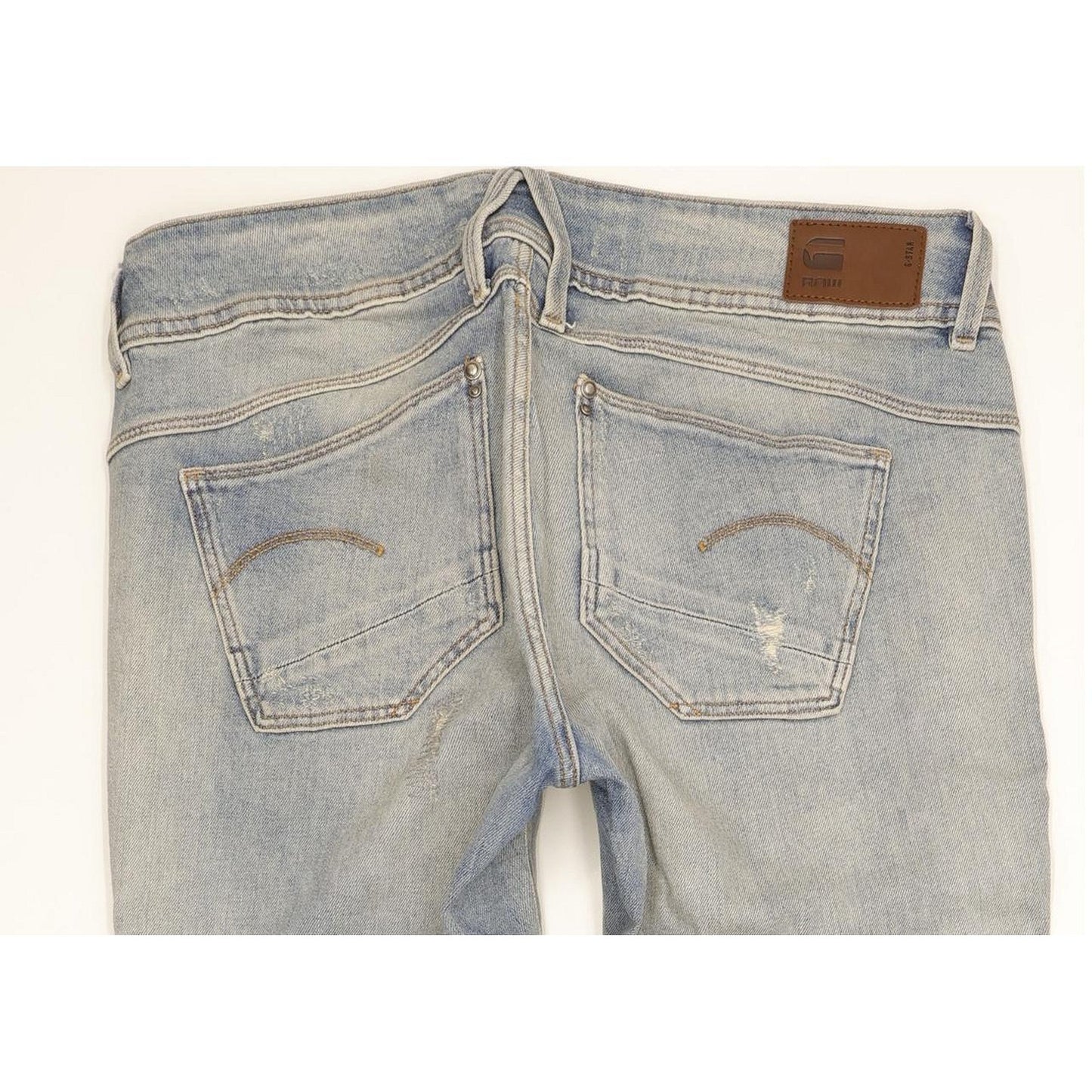 G-Star Lynn Women Blue Skinny Slim Stretch Jeans W32 L34