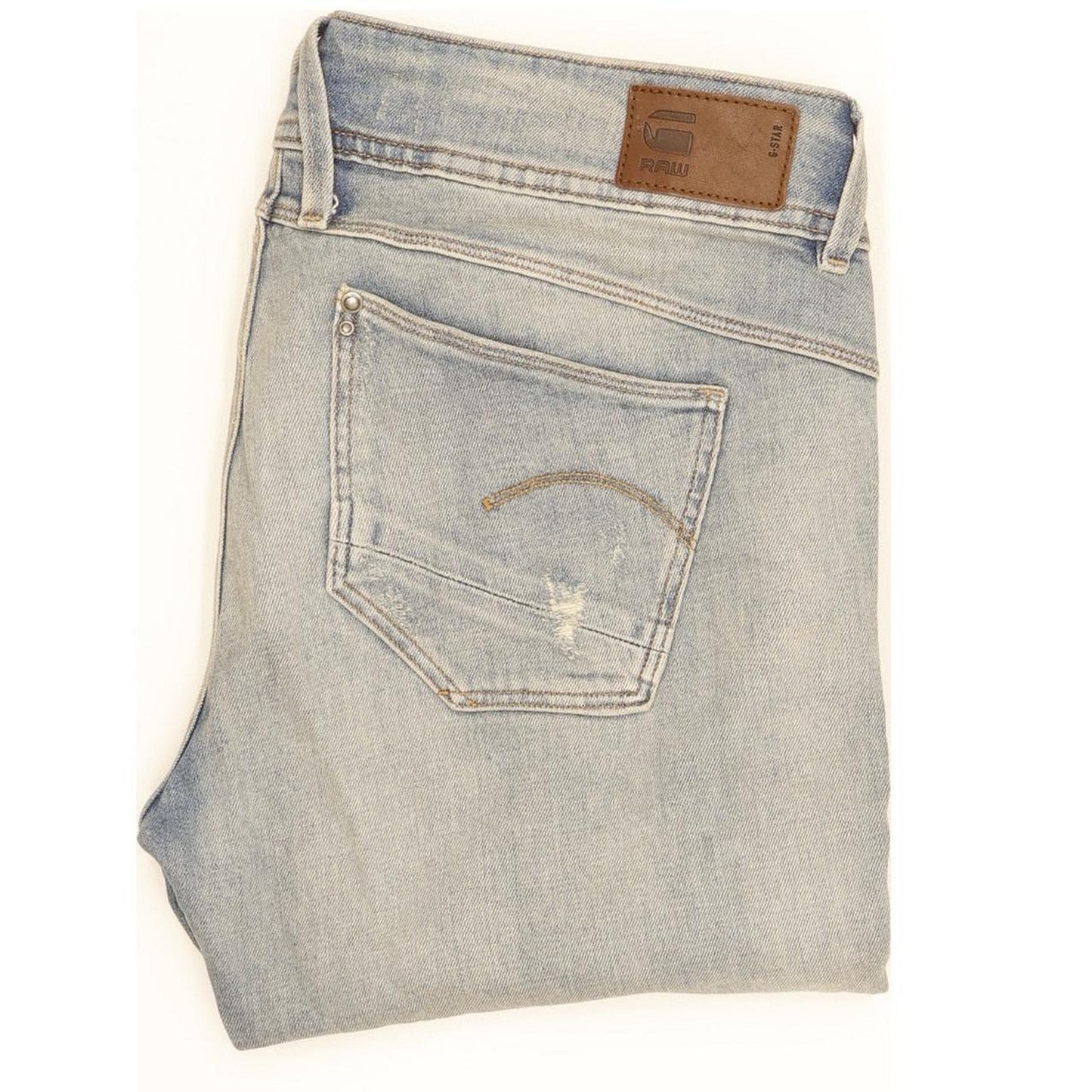 G-Star Lynn Women Blue Skinny Slim Stretch Jeans W32 L34