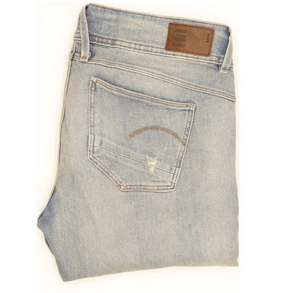 G-Star Lynn Women Blue Skinny Slim Stretch Jeans W32 L34