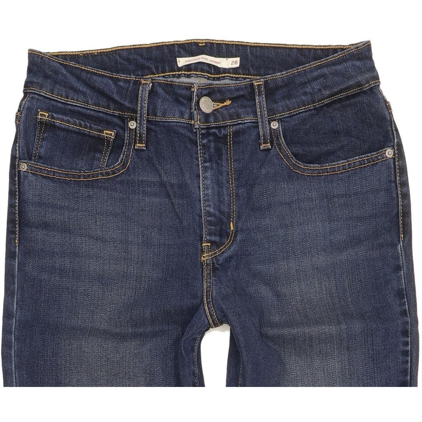 Levi's 721 Women Blue Skinny Slim Stretch Jeans W28 L29