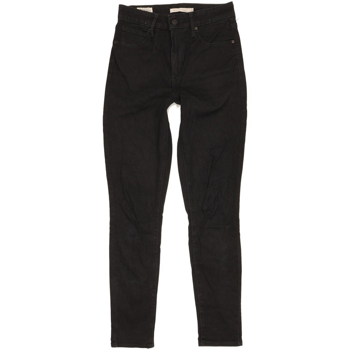 Levi's 721 Women Black Skinny Slim Stretch Jeans W27 L28