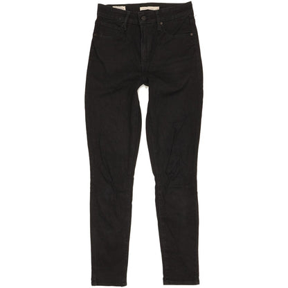 Levi's 721 Women Black Skinny Slim Stretch Jeans W27 L28