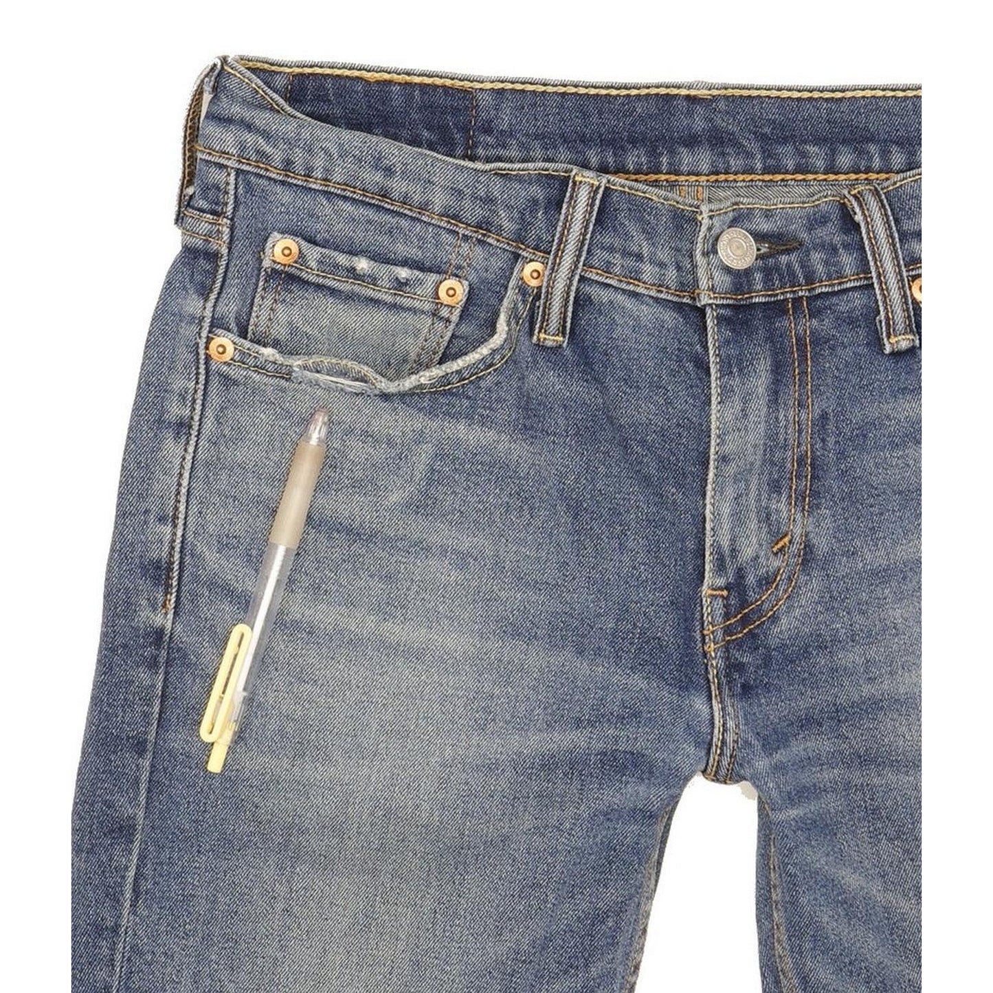 Levi's 511 Men Blue Straight Slim Stretch Jeans W30 L31
