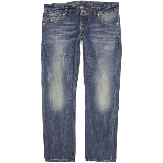 G-Star Morris Low Men Blue Straight Slim Jeans W38 L32