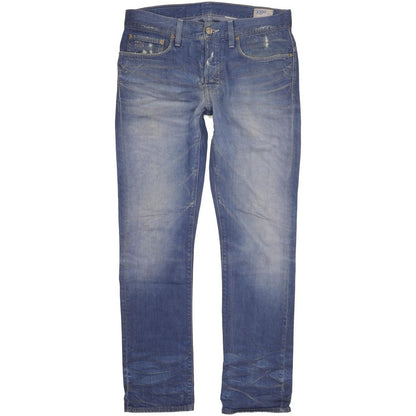 G-Star 3301 Men Blue Straight Slim Jeans W32 L32