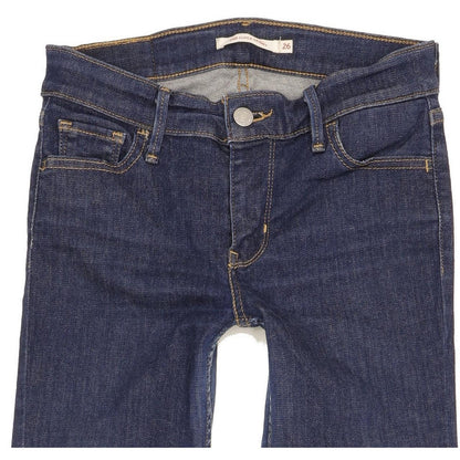 Levi's 710 Super Women Blue Skinny Slim Stretch Jeans W26 L32