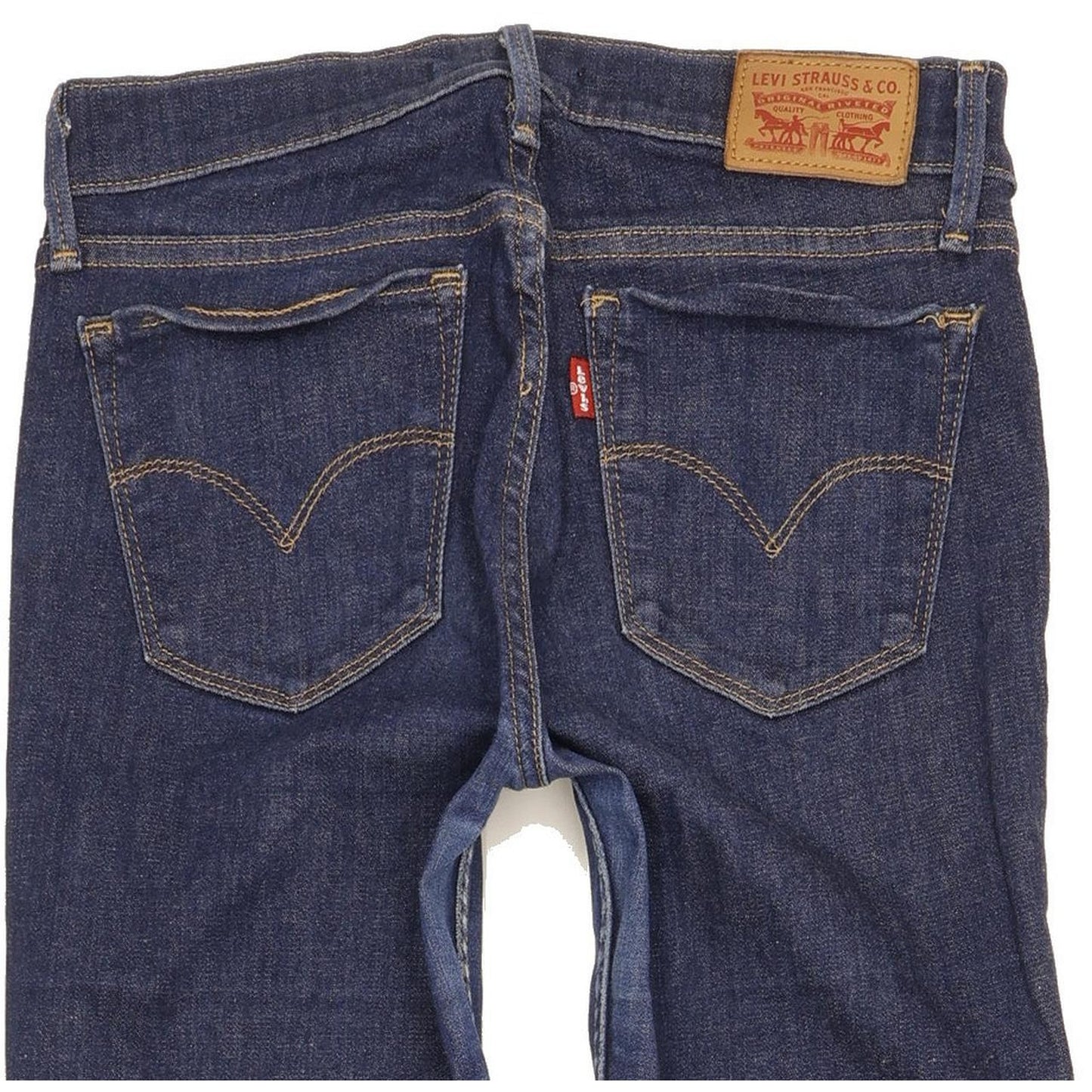 Levi's 710 Super Women Blue Skinny Slim Stretch Jeans W26 L32