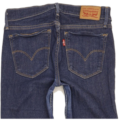 Levi's 710 Super Women Blue Skinny Slim Stretch Jeans W26 L32