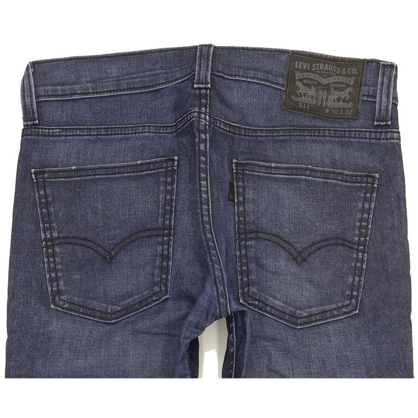 Levi's 511 Men Blue Straight Slim Stretch Jeans W30 L32