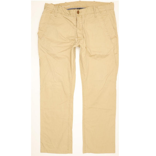 G-Star New Bronson Men Beige Tapered Loose Chino Jeans W36 L30