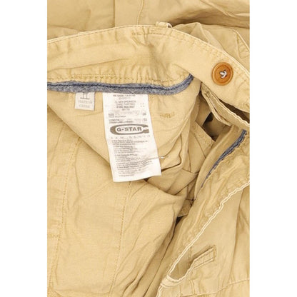 G-Star New Bronson Men Beige Tapered Loose Chino Jeans W36 L30