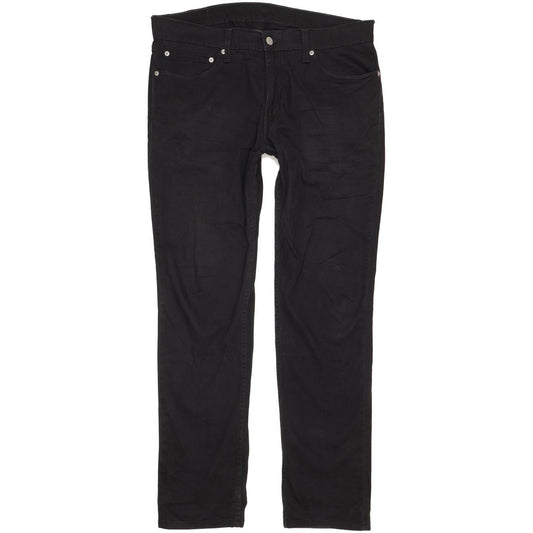 Levi's 511 Men Black Straight Slim Stretch Jeans W34 L31