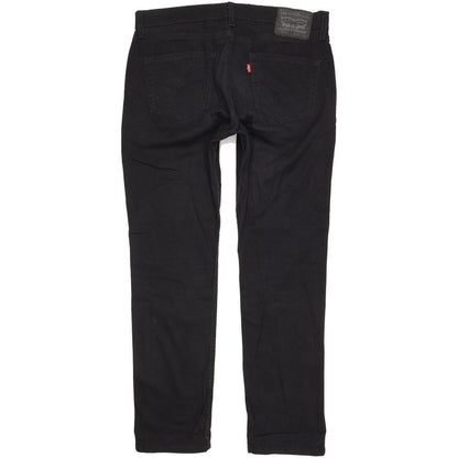 Levi's 511 Men Black Straight Slim Stretch Jeans W34 L31