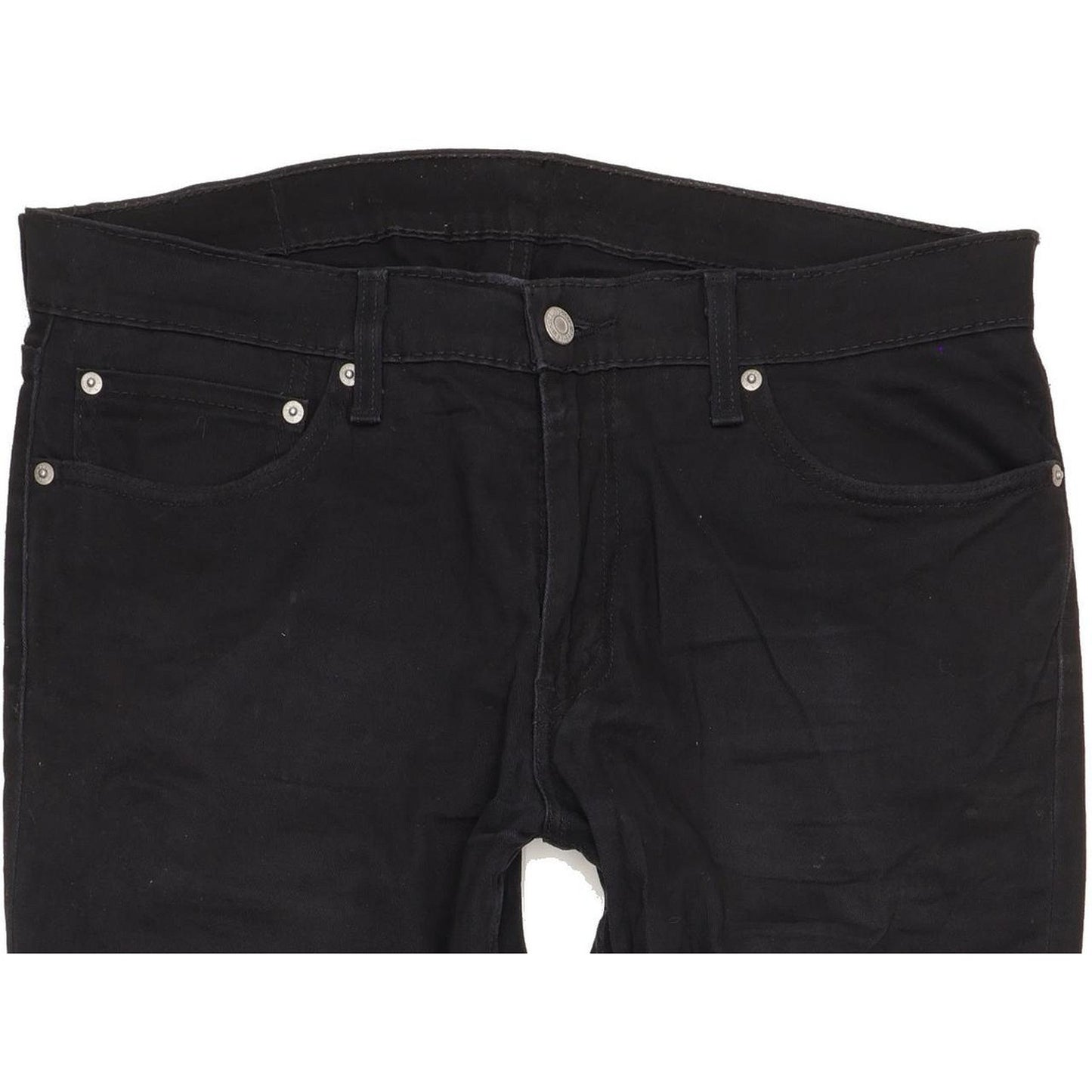 Levi's 511 Men Black Straight Slim Stretch Jeans W34 L31