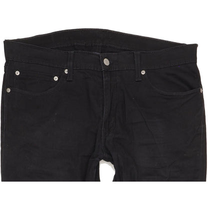 Levi's 511 Men Black Straight Slim Stretch Jeans W34 L31