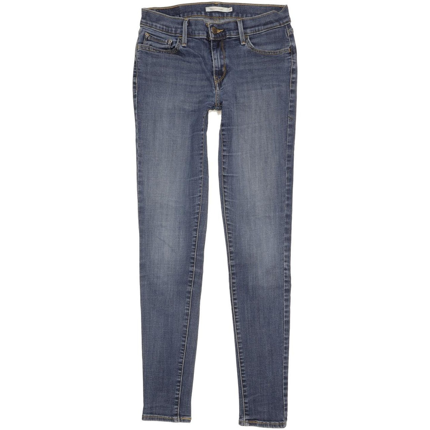 Levi's 710 Super Women Blue Skinny Slim Stretch Jeans W29 L31