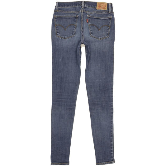 Levi's 710 Super Women Blue Skinny Slim Stretch Jeans W29 L31
