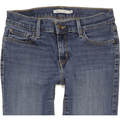 Levi's 710 Super Women Blue Skinny Slim Stretch Jeans W29 L31