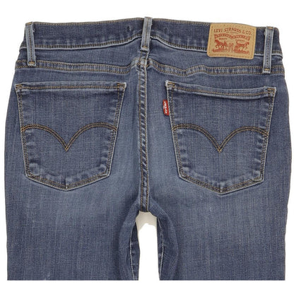Levi's 710 Super Women Blue Skinny Slim Stretch Jeans W29 L31