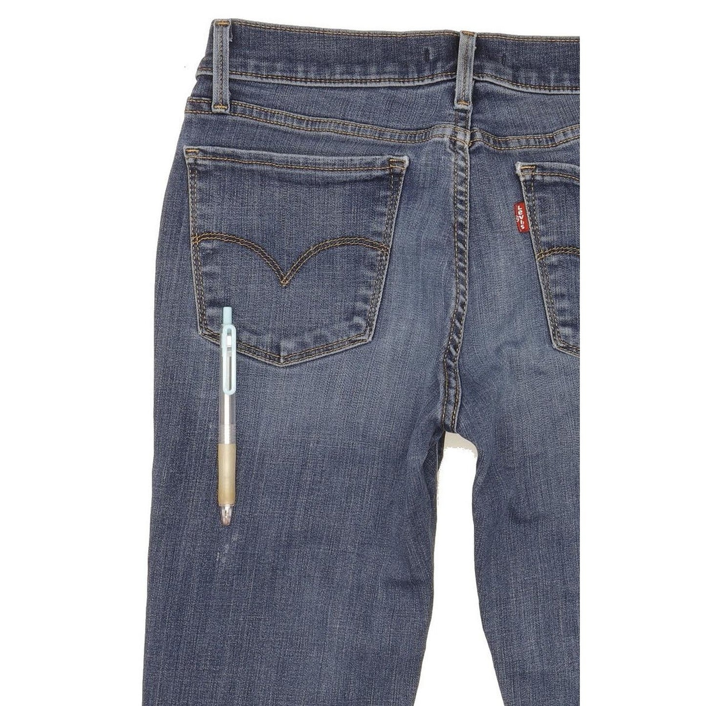 Levi's 710 Super Women Blue Skinny Slim Stretch Jeans W29 L31