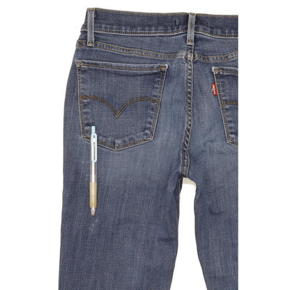 Levi's 710 Super Women Blue Skinny Slim Stretch Jeans W29 L31