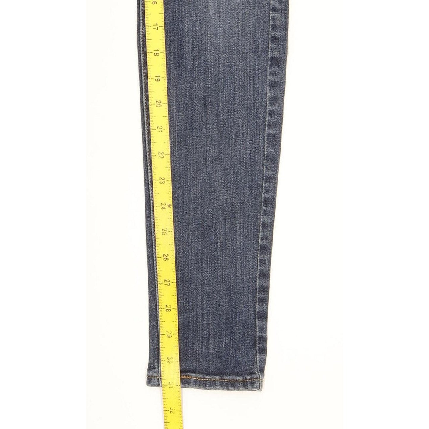 Levi's 710 Super Women Blue Skinny Slim Stretch Jeans W29 L31
