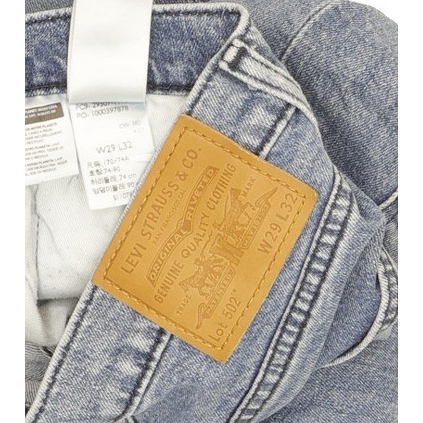 Levi's 502 Men Blue Tapered Regular Jeans W29 L31