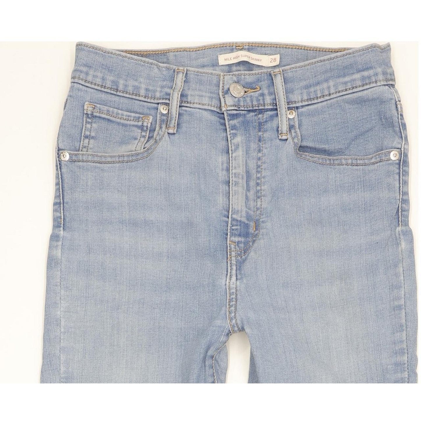 Levi's Mile Women Blue Skinny Slim Stretch Jeans W28 L30