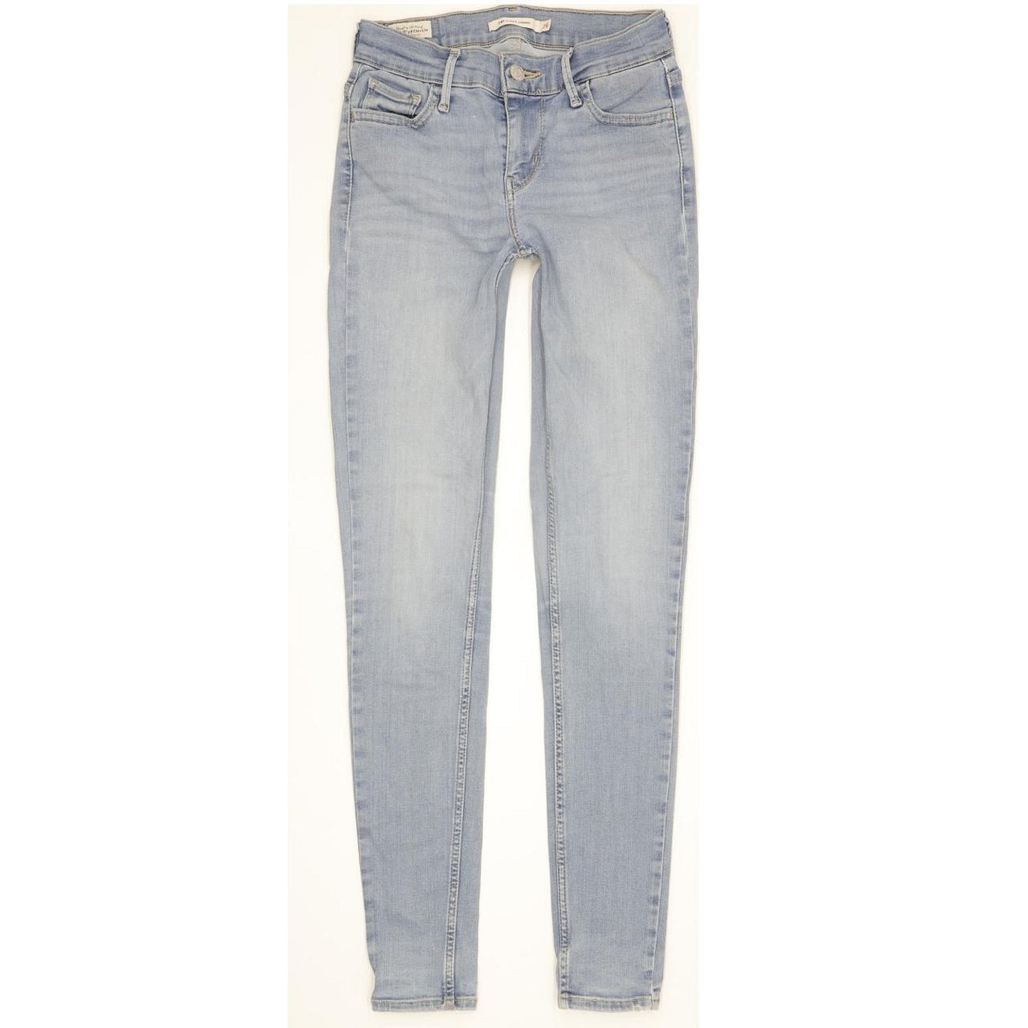 Levi's 710 Super Women Blue Skinny Slim Stretch Jeans W26 L30