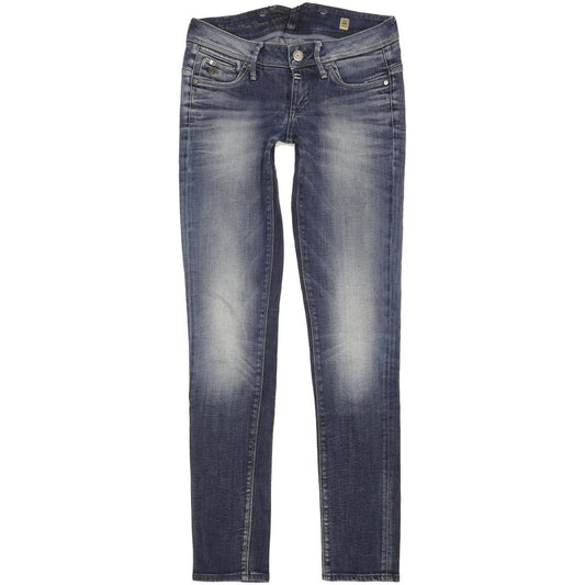 G-Star Colt Women Blue Skinny Slim Stretch Jeans W27 L33