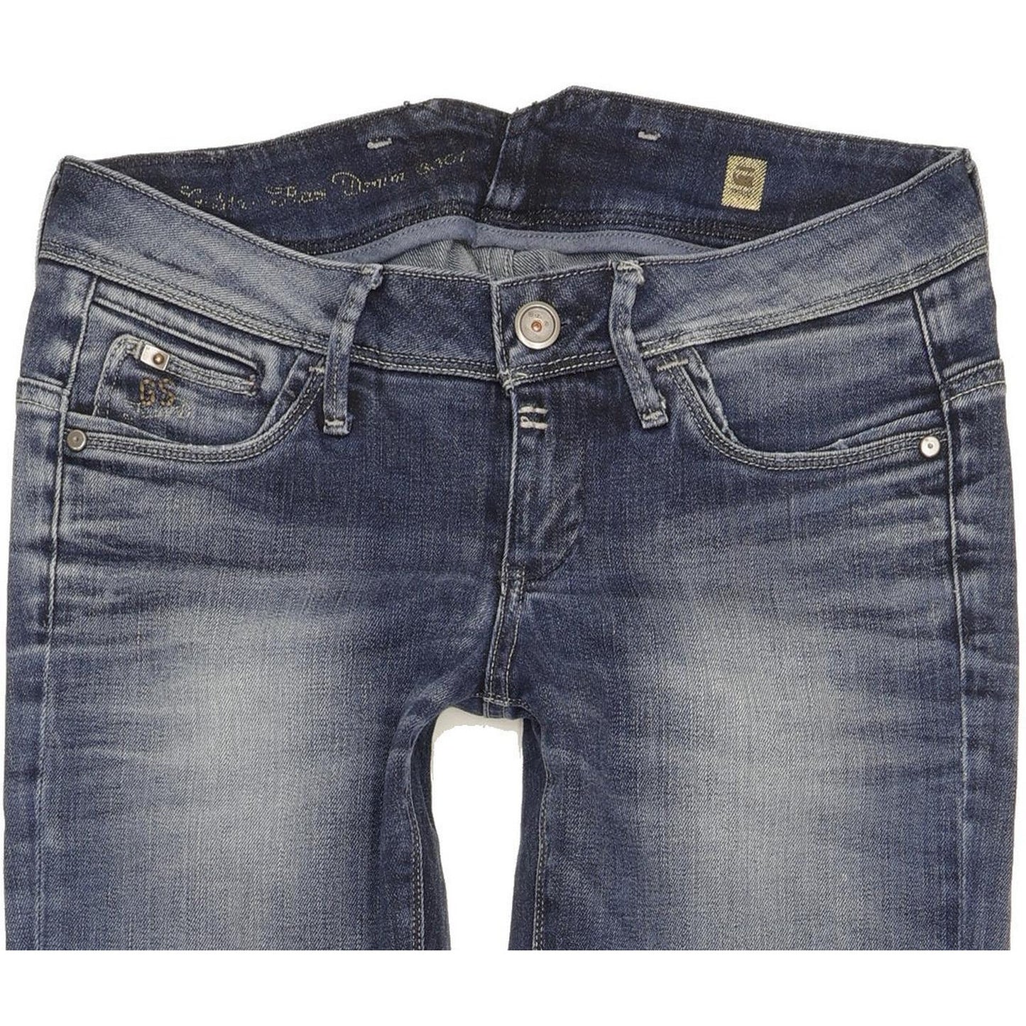 G-Star Colt Women Blue Skinny Slim Stretch Jeans W27 L33