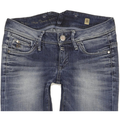 G-Star Colt Women Blue Skinny Slim Stretch Jeans W27 L33