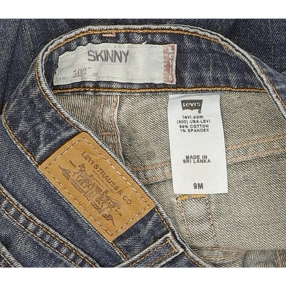 Levi's 503 Women Blue Skinny Slim Stretch Jeans W30 L30