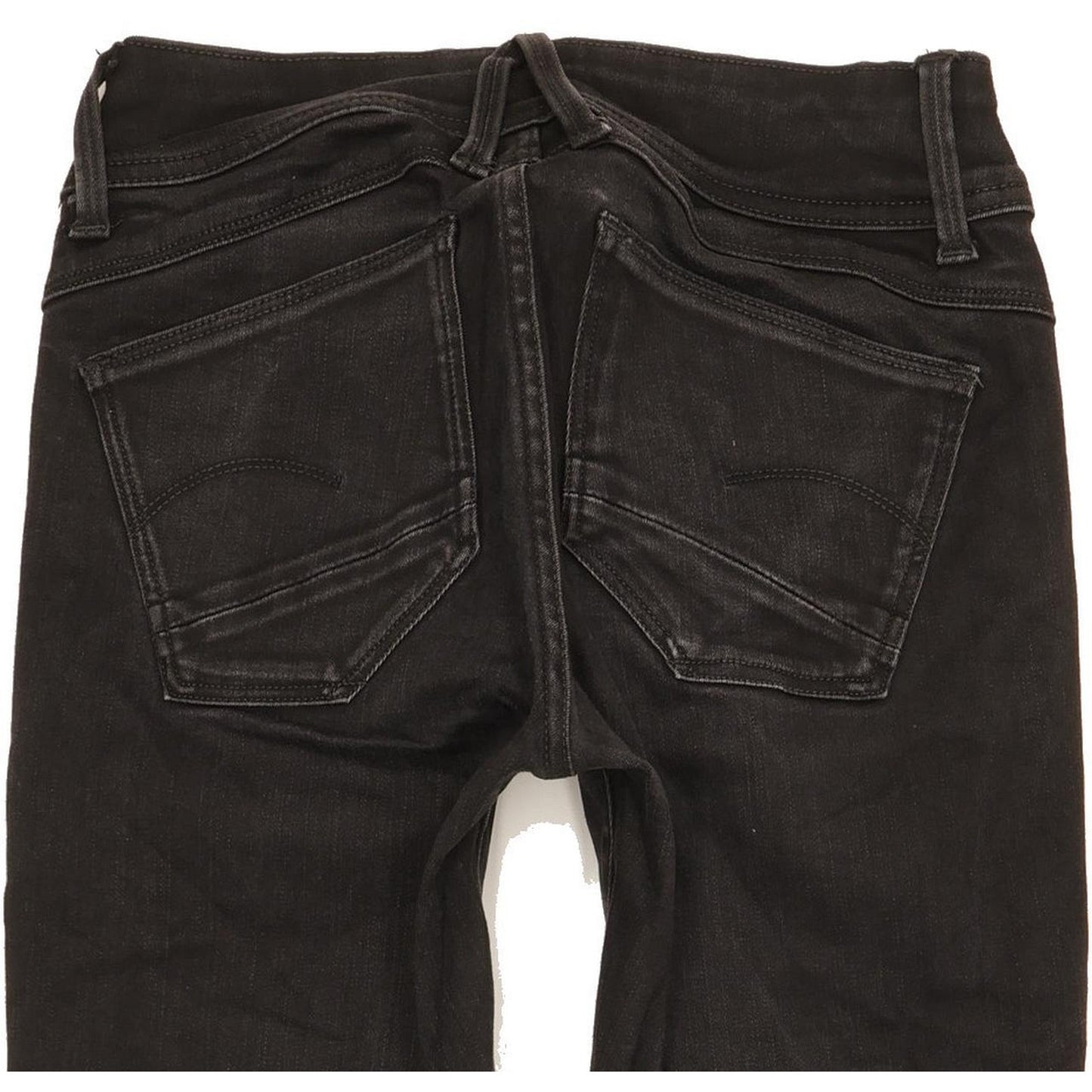 G-Star Lynn D-Mid Women Black Skinny Slim Jeans W26 L29