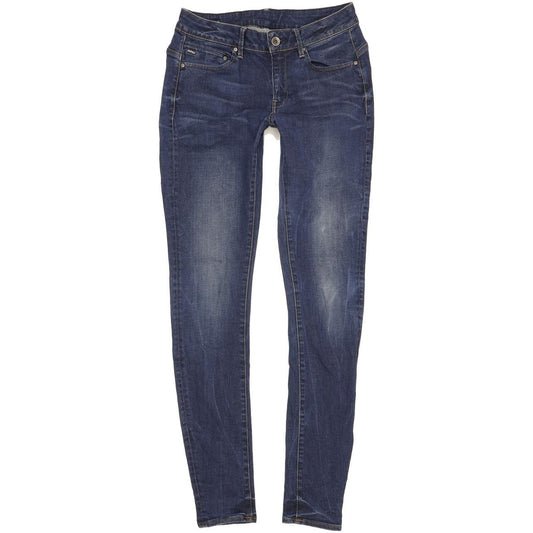 G-Star Midge Women Blue Skinny Slim Stretch Jeans W30 L33