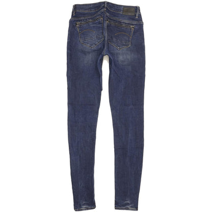 G-Star Midge Women Blue Skinny Slim Stretch Jeans W30 L33