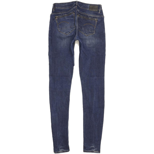 G-Star Midge Women Blue Skinny Slim Stretch Jeans W30 L33